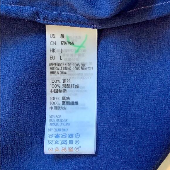 Disney Kingdom Couture Blue Silk Sleeveless Blouse – Size Medium - Picture 7 of 8